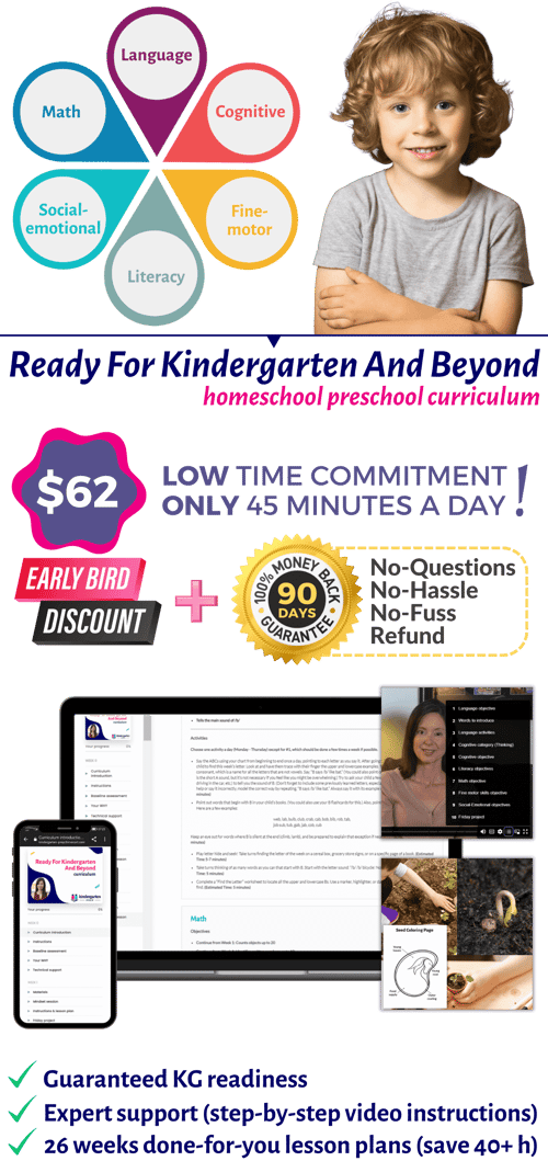 Kindergarten prep offer Kindergarten prep offer