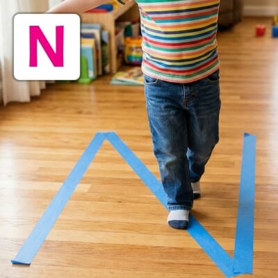 Letter N activities and printables