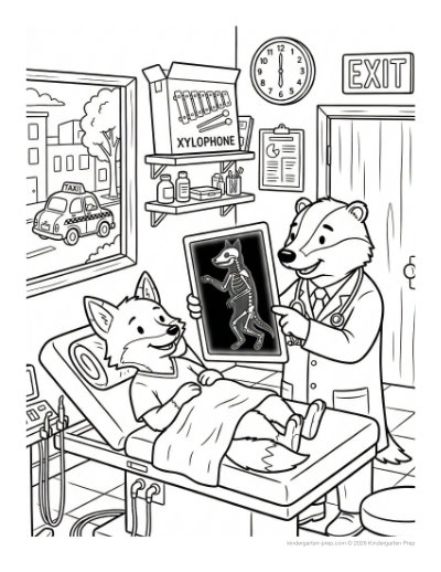 X-ray lab story scene