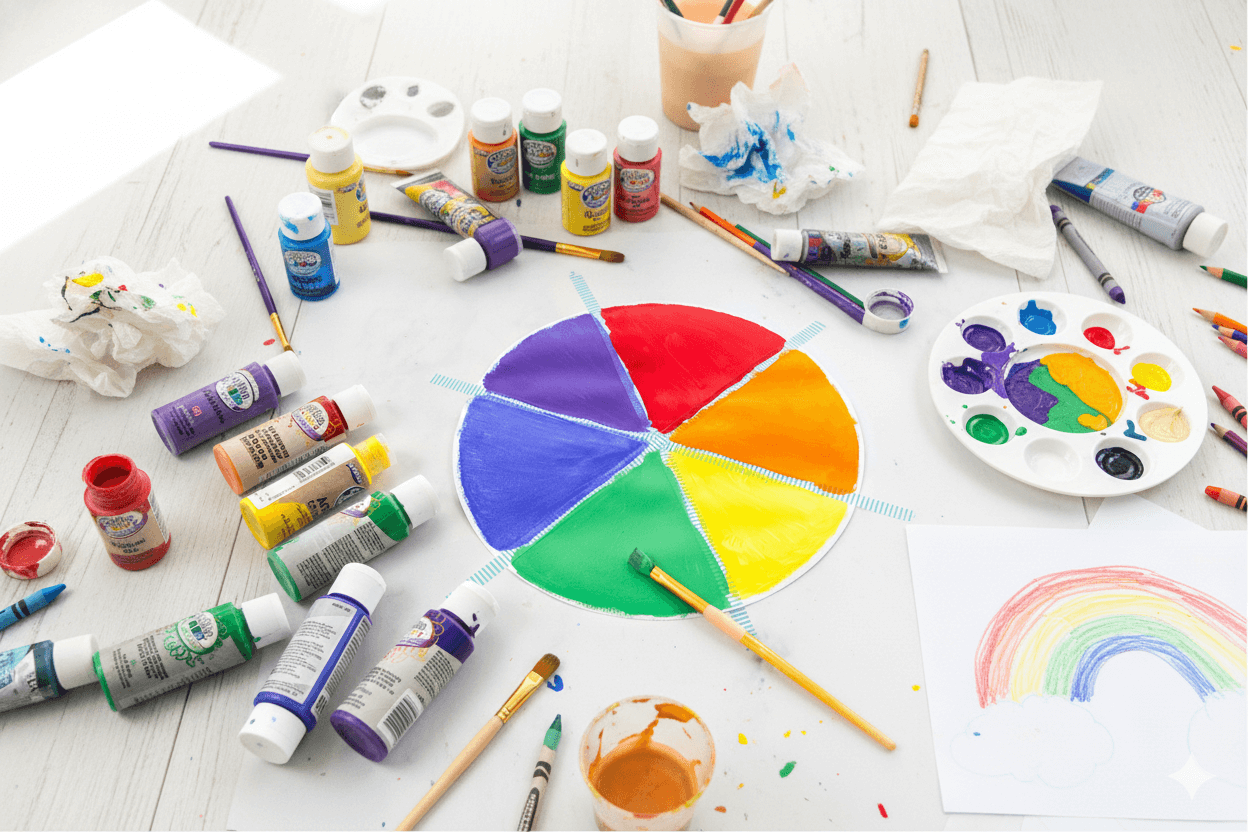 Color Wheel: A Fun Preschool Art Project to Learn About Colors and ...