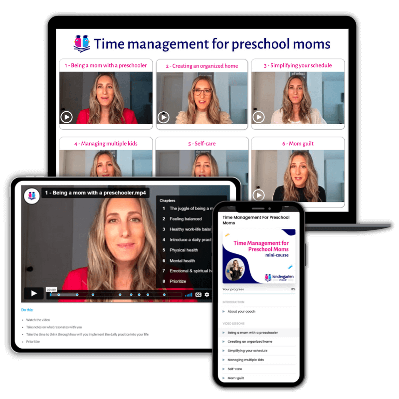 time management course for preschool moms time management course for preschool moms
